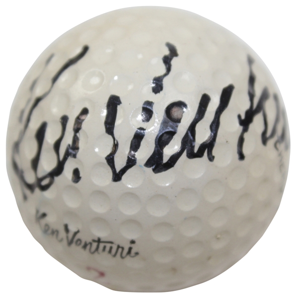 Ken Venturi Signed Golf Ball JSA ALOA