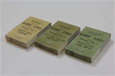 Bobby Jones Deluxe Bobby Jones Commemorative Flip Books Mini Golf Picture Books Enclosed In Case