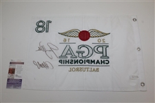 Jimmy Walker Signed 2016 PGA Championship Baltusrol Flag JSA ALOA