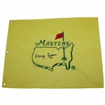 Tommy Aaron Signed Undated Masters Embroidered Flag JSA ALOA
