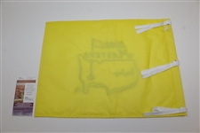 Billy Casper Signed 2008 Masters Embroidered Flag JSA #K12684