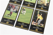 Jack Nicklaus Champions Of Golf Masters Wins 1963,1965,1966,1972,1975 & 1986 Golf Cards