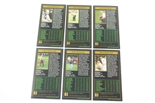Jack Nicklaus Champions Of Golf Masters Wins 1963,1965,1966,1972,1975 & 1986 Golf Cards