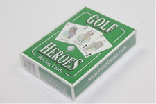 Unopened 'Golf Heroes' Playing Cards - Woods, Hogan, Nicklaus, & others