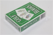 Unopened 'Golf Heroes' Playing Cards - Woods, Hogan, Nicklaus, & others