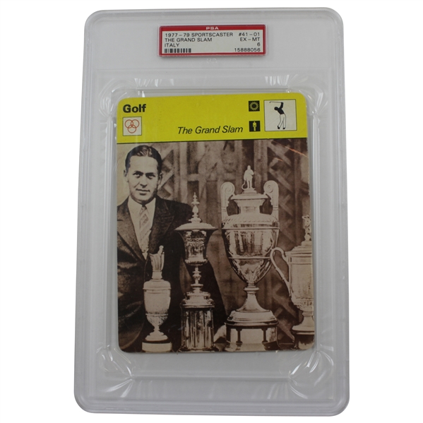 Bobby Jones The Grand Slam 1977-79 Sporstscaster #41-01 PSA EX-MT 6 #15888056