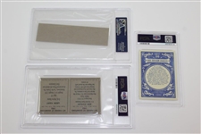 Ralph Guldahl (1940 Wheaties), Ben Hogan (1951 Berk Ross Doubles), & Babe Zaharias (2021 Golden Age) PSA Cards