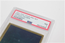 1991 Arnold Palmer & 1992 Ben Hogan PGA Tour Pro Set Hologram Cards Both PSA NM7 