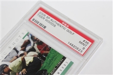 Four (4) Tiger Woods 2005 UDA PSA Slabbed Cards - Panoramic(x3) & Golf Greatness - Mint 9(x3) & NM 8