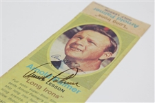 Arnold Palmer Signed Arnold Palmer Long Irons Golf Lesson Film Title JSA ALOA