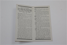 Now Showing Bobby Jones in How I Play Golf Warner Bros. Theator Advert Booklet