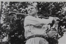 Gene Sarazen 7/24/1937 Driving at Chicago Open Wire Photo