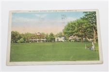 Young Tom Morris Gravesite Postcard with Two Augusta National GC Clubhouse Postcards