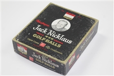 Circa 1960's Jack Nicklaus MacGregor Triple Crown Golf Balls Box with Single Golf Ball