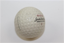 Circa 1960's Jack Nicklaus MacGregor Triple Crown Golf Balls Box with Single Golf Ball