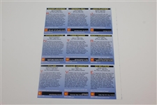 Tiger Woods 2021 Sports Illustrated For Kids Golf Card with Uncut Sheet