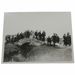 Circa 1920s Photo of Gallery Over Swilcan Bridge at St. Andrews