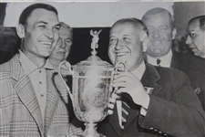 Ben Hogan 7/12/1954 PGA Trophy Press Photo