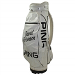 NBA Hall of Famer David Robinsons PING Nike White with Black Full Size Golf Bag