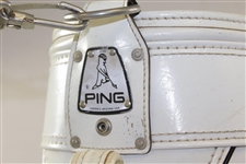 NBA Hall of Famer David Robinson's PING Nike White with Black Full Size Golf Bag