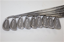 Ping Eye 2 Irons 3-9 PW SW Matching Numbers KT Shafts Steel White Dot