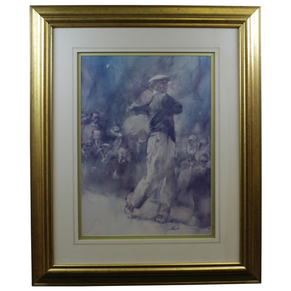Ben Hogan Framed Post-Swing Artistit Picture