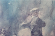 Ben Hogan Framed Post-Swing Artistit Picture