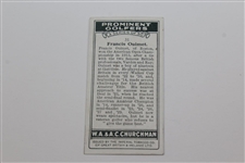 Original Francis Oimet W.A. & A.C. Churchman's Cigarettes Card #31 in Set of 50