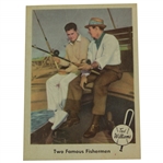 Ted Williams & Sammy Snead "Two Famous Fishermen" Fleer Card #67