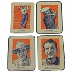 1952 Wheaties Professional Golf Star Cut Cards - Ben Hogan, Sam Snead, & Lloyd Mangrum