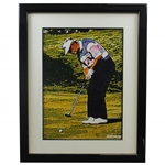 1992 Jack Nicklaus Limited Edition #22/50 Print Signed By Artist Lawrence Gartel - Framed