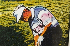 1992 Jack Nicklaus Limited Edition #22/50 Print Signed By Artist Lawrence Gartel - Framed