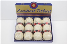 Classic Acushnet Titleist Dozen DT Golf Balls in Original Package with Paper