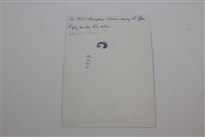 Henry Cotton Signed Cut with Photo Carrying Open Trophy Under His Arm JSA ALOA