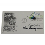 Byron Nelson & Gene Sarazen Signed 1977 Bobby Jones ANGC First Day Issue JSA ALOA