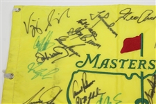 Multi-Signed 1998 Undated Masters Champs Flag With Snead, Woods, Palmer, & 25 Others JSA FULL #BB98274