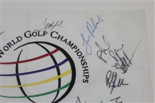 Multi-Signed World Golf Championships NEC Invitational Flag With 22 Signatures - Phil Mickelson JSA ALOA