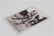 Ben Hogan Signed Career Highlights Golf Card JSA ALOA