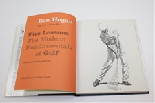 Ben Hogan's Signed Five Lessons: The Modern Fundamentals Of Golf Book JSA ALOA