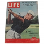 Ben Hogan Signed Large 1955 LIFE Magazine with Ben Hogan Cover - August 8th, 1955 JSA ALOA