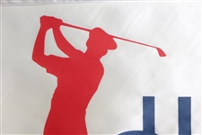 Ben Hogan Co. Red, White, & Blue Silk Banner