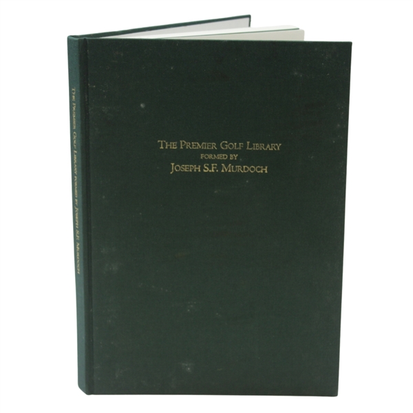 Joe Murdoch Signed Ltd Ed The Premier Golf Library 1998 Book #72/100