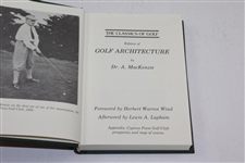 Classics of golf edition 1987 Golf Arhitecture by Mackenzie signed by & other 
