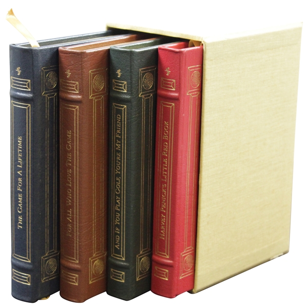 Harvey Penick set of 4 deluxe books in case. 