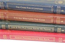 Harvey Penick set of 4 deluxe books in case. 