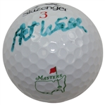Art Wall Signed Masters Logo Slazenger Golf Ball JSA ALOA