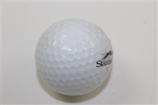 Art Wall Signed Masters Logo Slazenger Golf Ball JSA ALOA