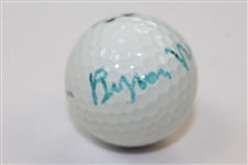 Byron Nelson Signed Masters Logo Slazenger Golf Ball JSA ALOA