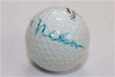 Byron Nelson Signed Masters Logo Slazenger Golf Ball JSA ALOA