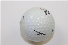 Byron Nelson Signed Masters Logo Slazenger Golf Ball JSA ALOA
